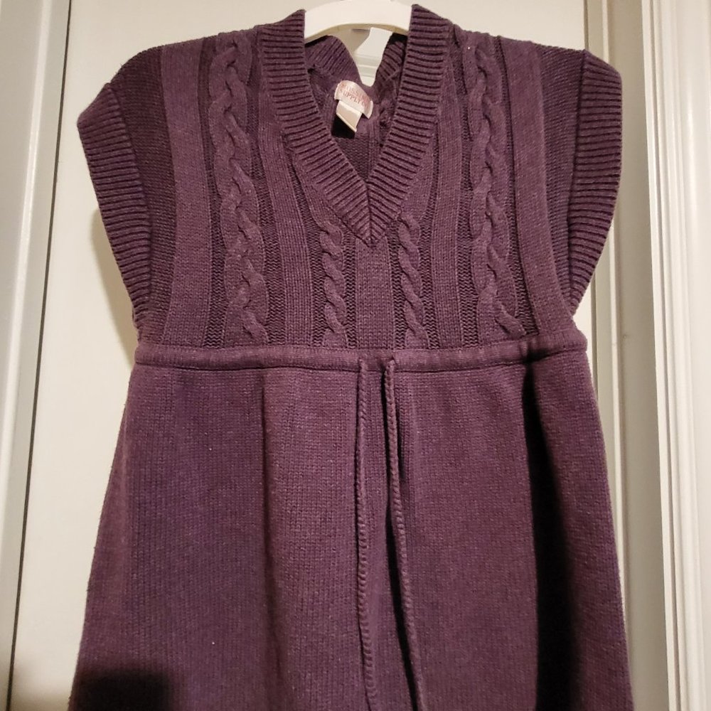 Mossimo v-neck, purple short-sleeve sweater, NBW